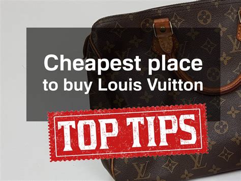 louis vuitton cheapest country